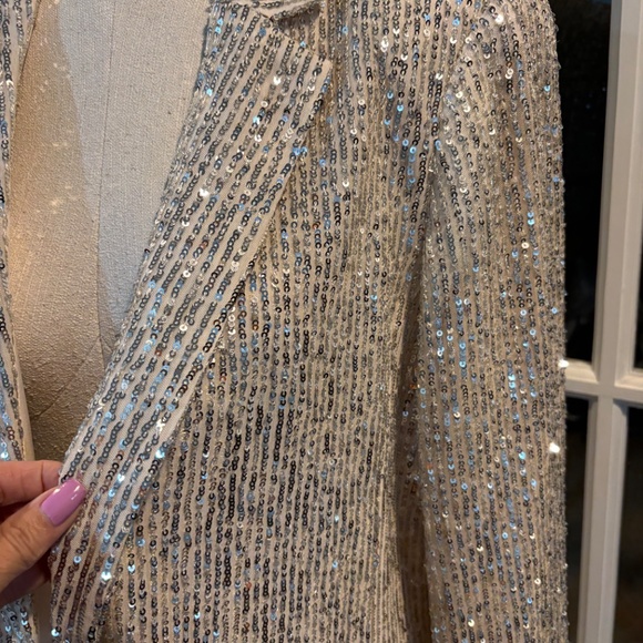 NWT Ann Taylor Loft Sequined Blazer/Jacket Sz 10 - Picture 2 of 11